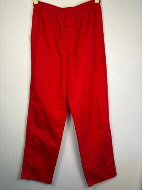 Vintage 80s Levis White Tab Red Elastic Waist w/Zipper Pants Made in USA | Sz M